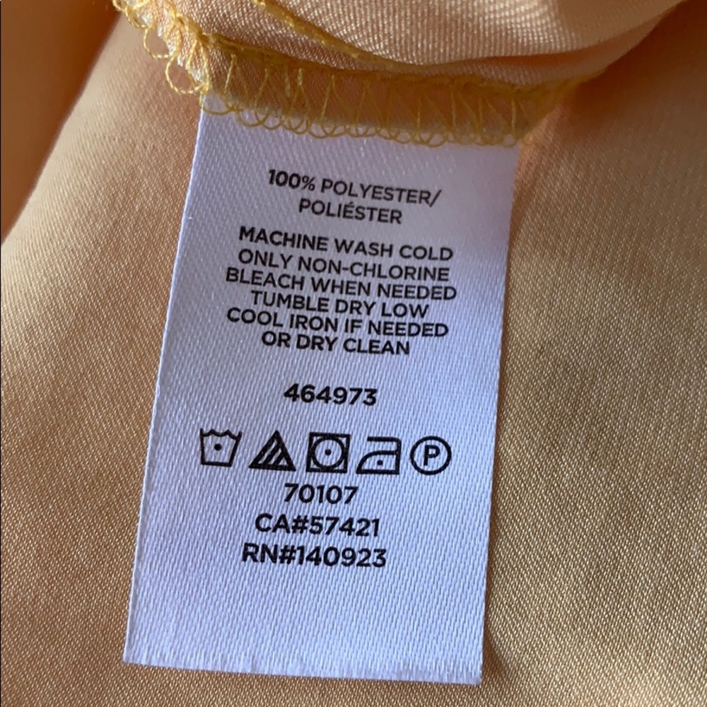 Loft | Gold Ruffle Blouse - Picture 5 of 5